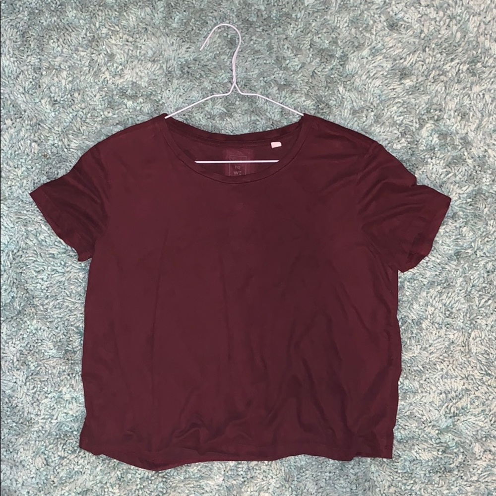 Cropped t-shirt with soft material